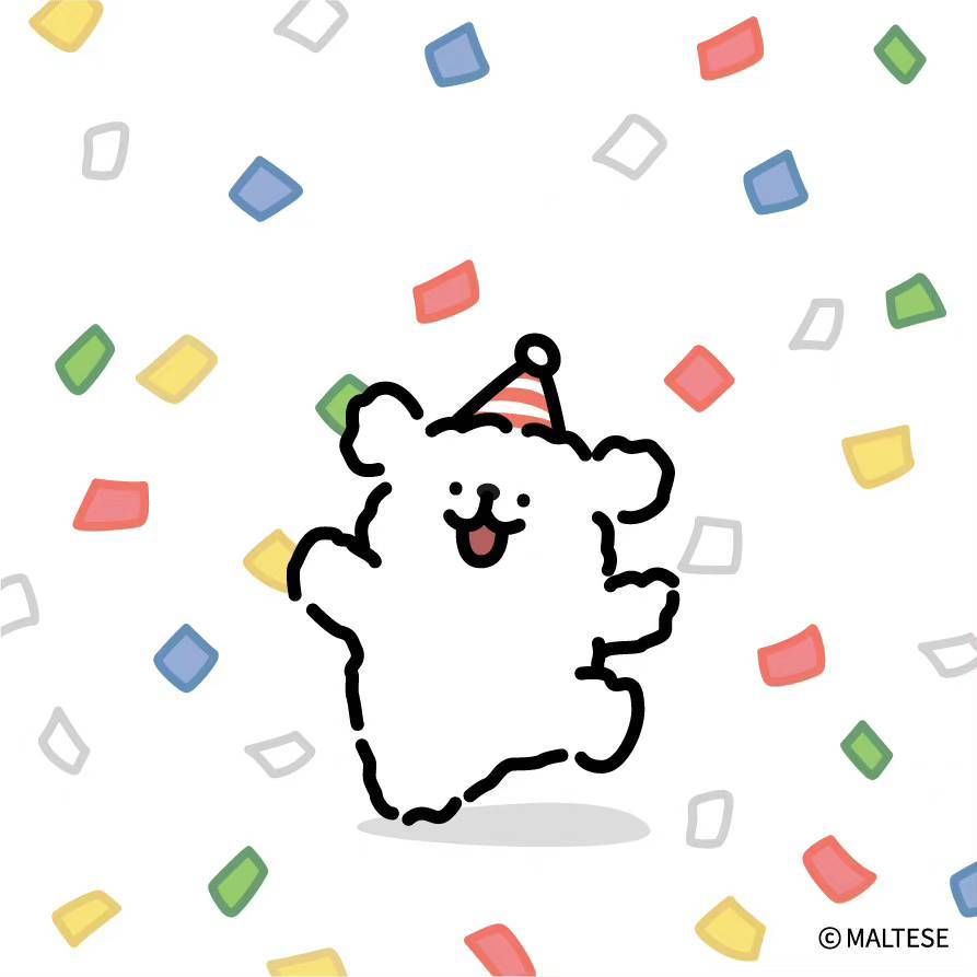 线条小狗Maltese