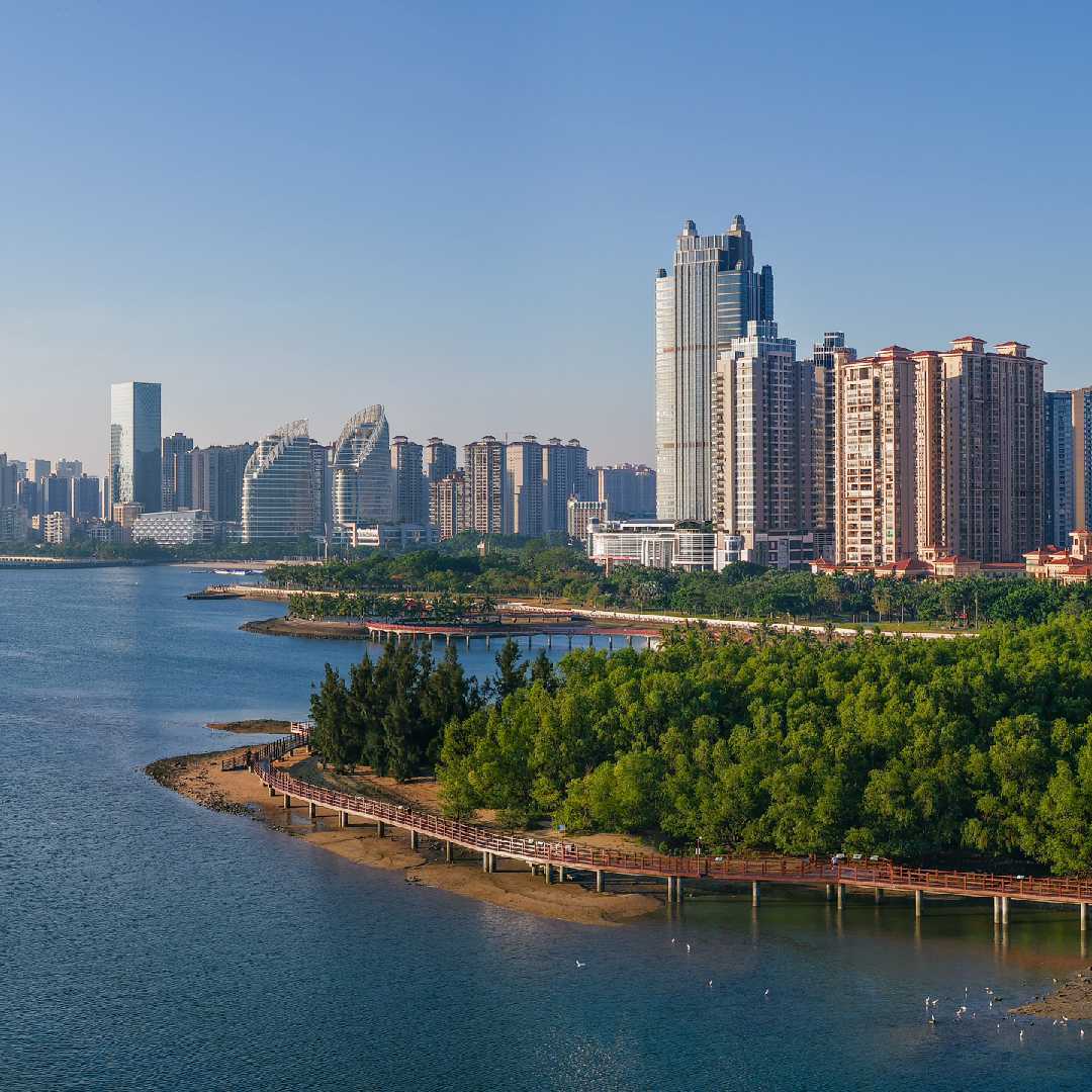 航拍大美湛江