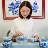 小乔赏瓷