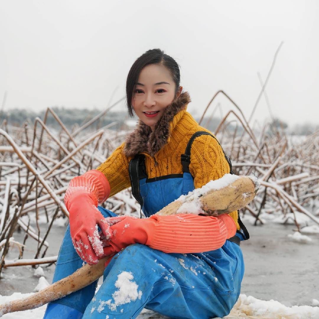 挖藕奶奶