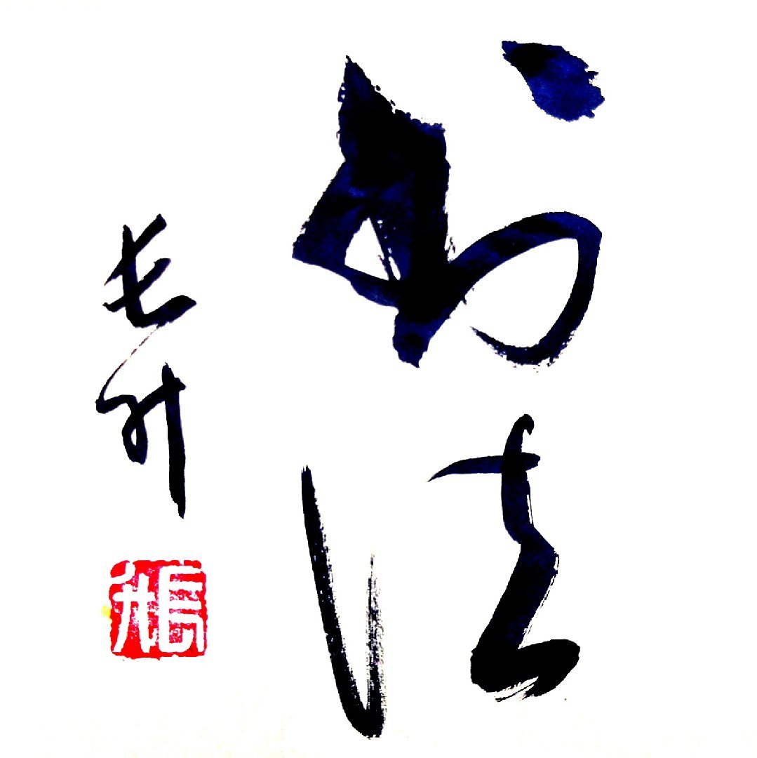 鲁长升书法与墙体字