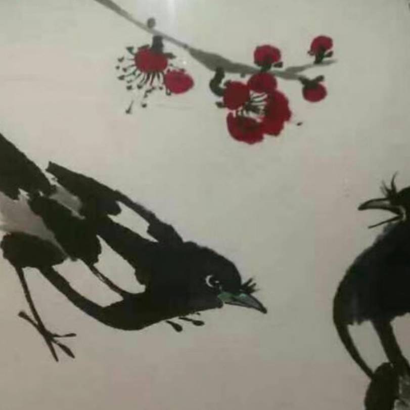喜鹊書畫