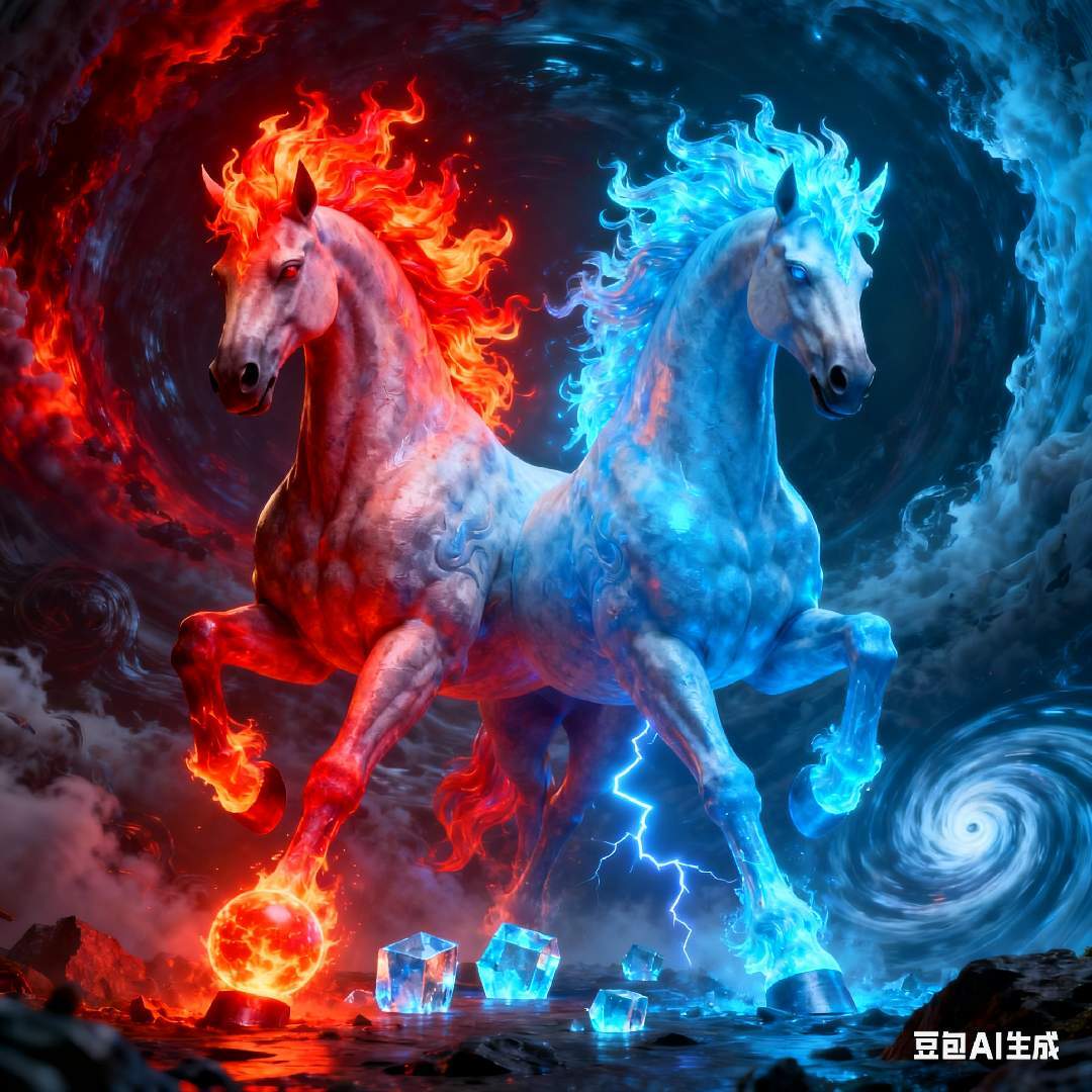 骏马奔腾而来