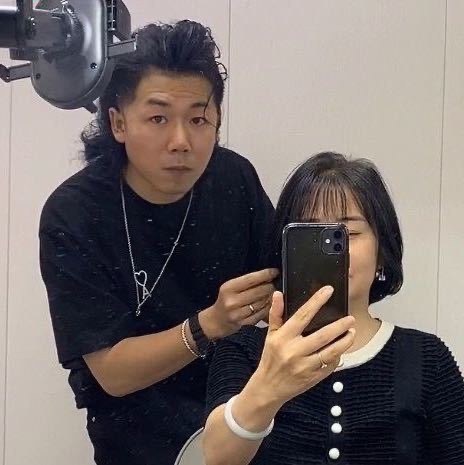 唐山小林美业-染发洗护发点橱窗