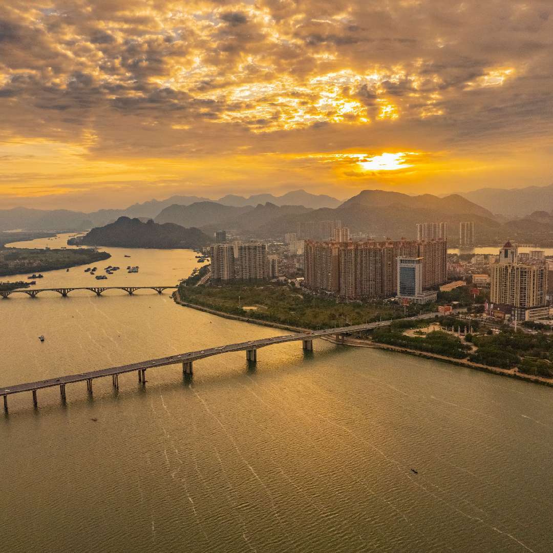 航拍英德