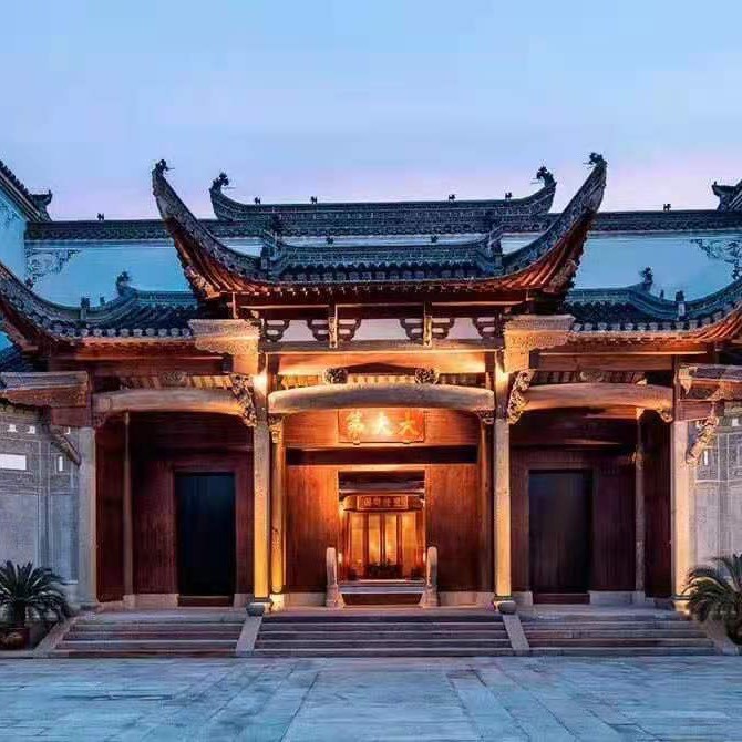 徽派木雕古建筑