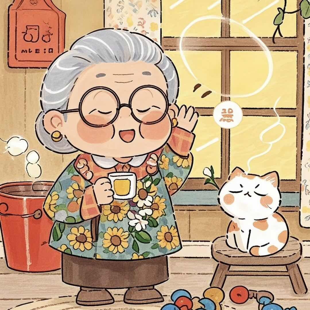 和奶奶唠唠嗑