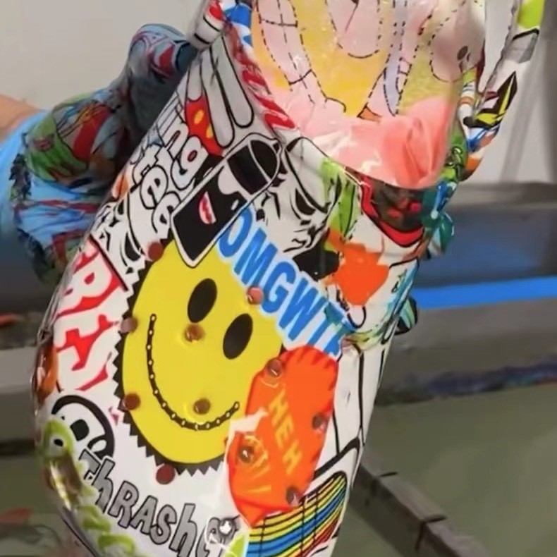 水转印鞋子制造