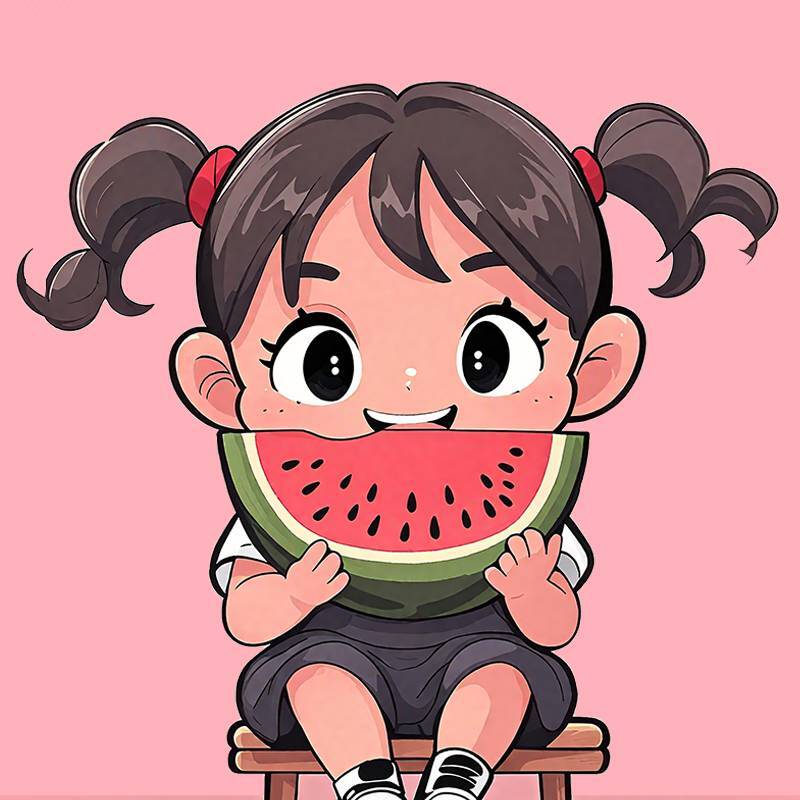 小马扎追剧少女