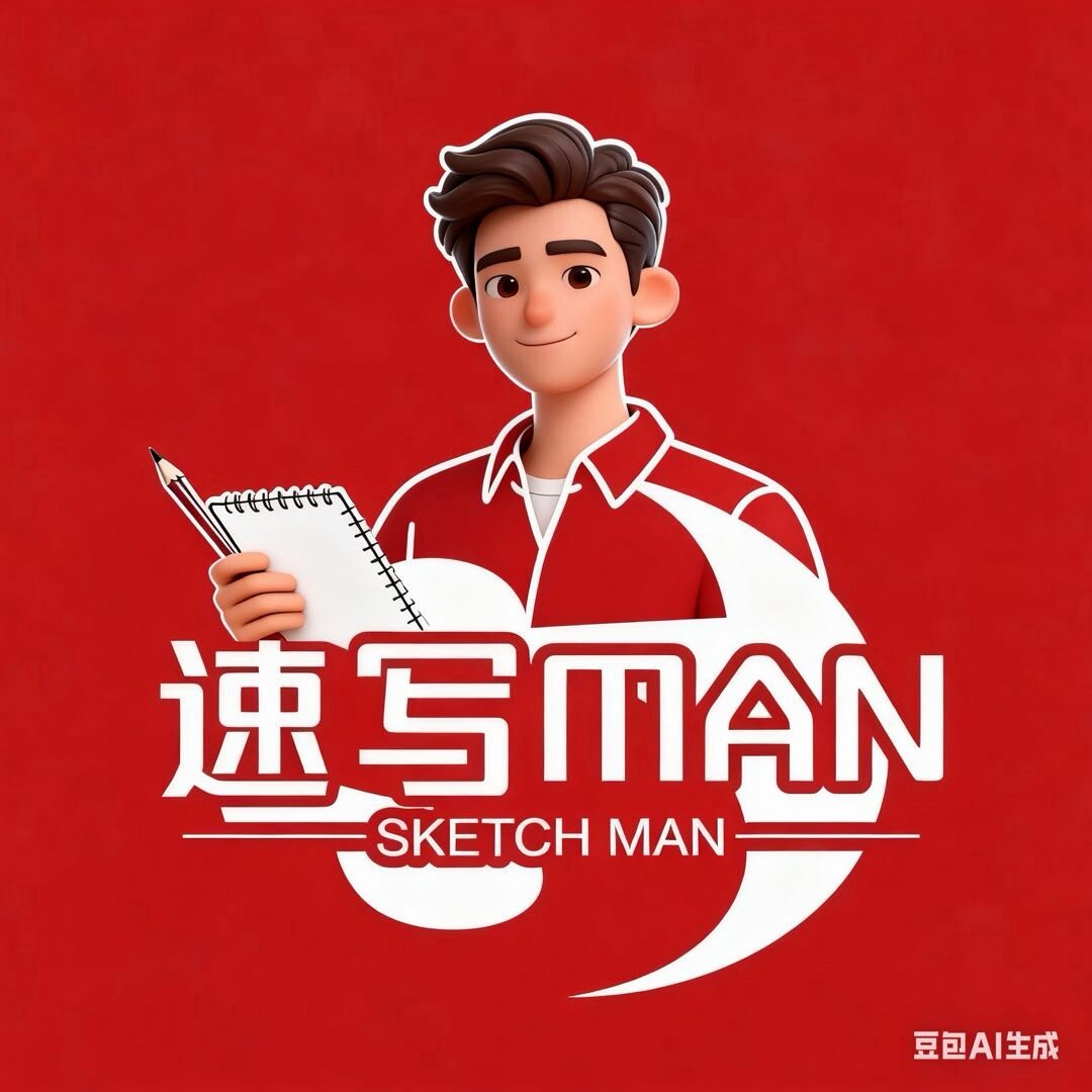 速写MAN-人体课程在橱窗