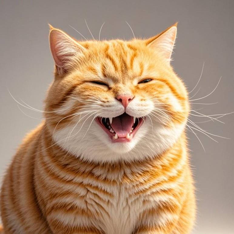 叛逆胖橘猫