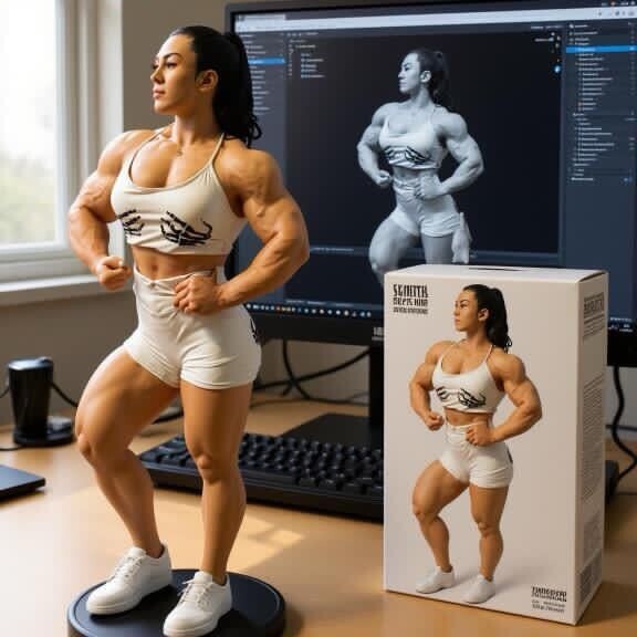 艳红职业健美运动员