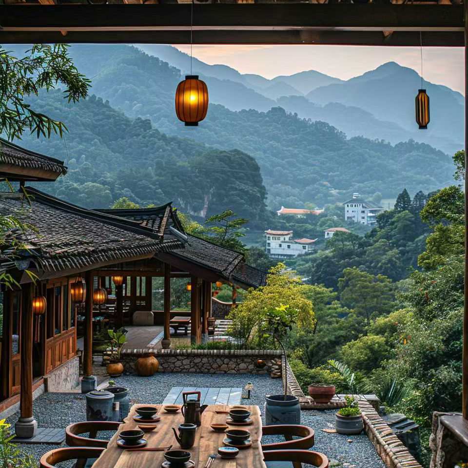 大门口的风景