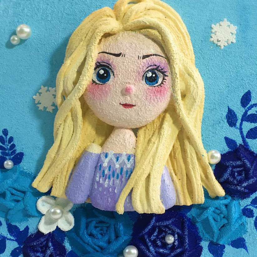 盼盼老师肌理画有课