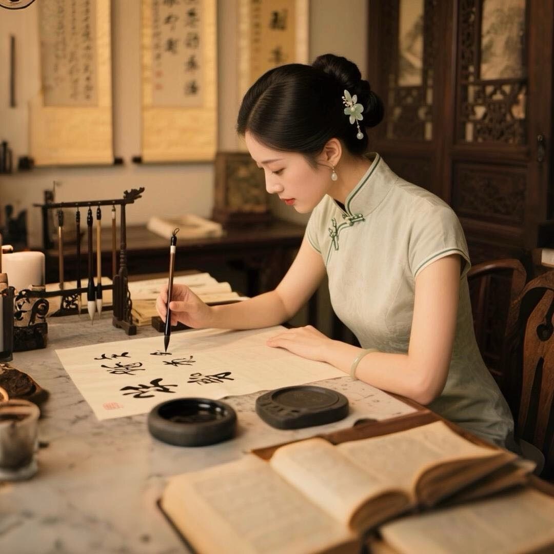 爱写字的豆豆书法定制