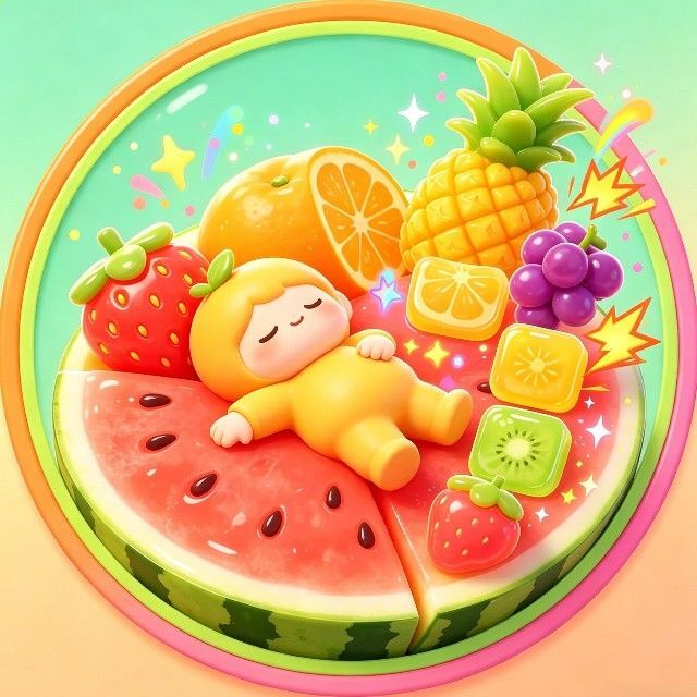 躺平消除水果宣传图