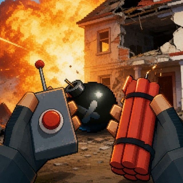 城市毁灭模拟宣传图