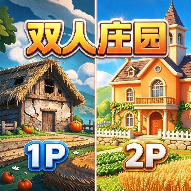 双人花园模拟经营宣传图