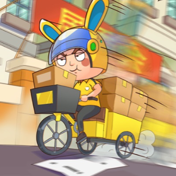 真实模拟送快递