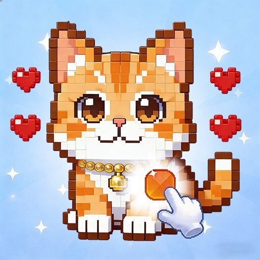 方块猫拼豆