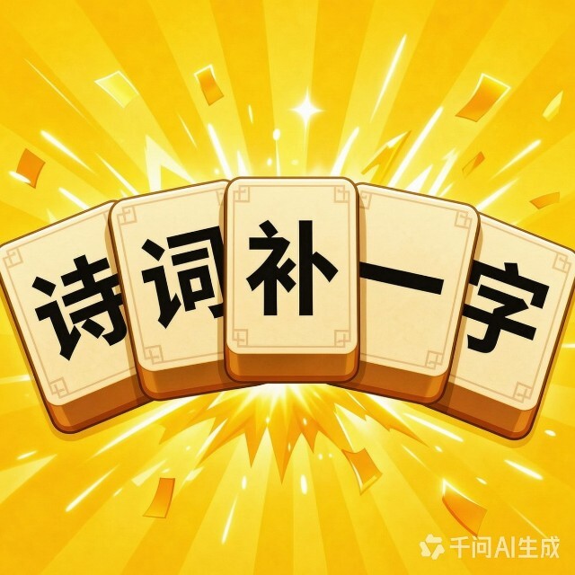 诗词补一字图标