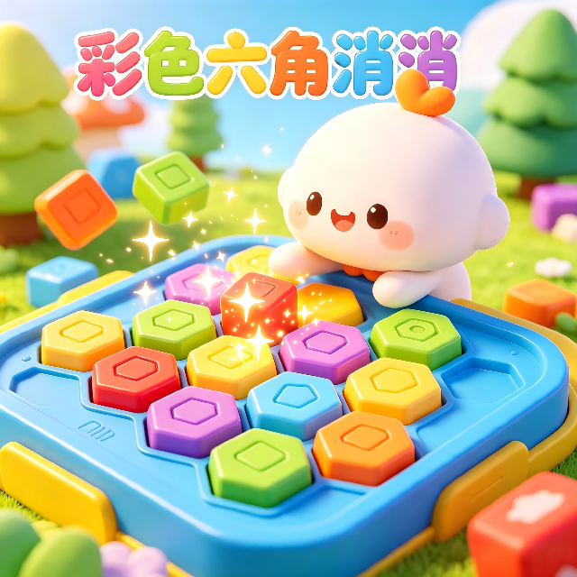 彩色六角消消