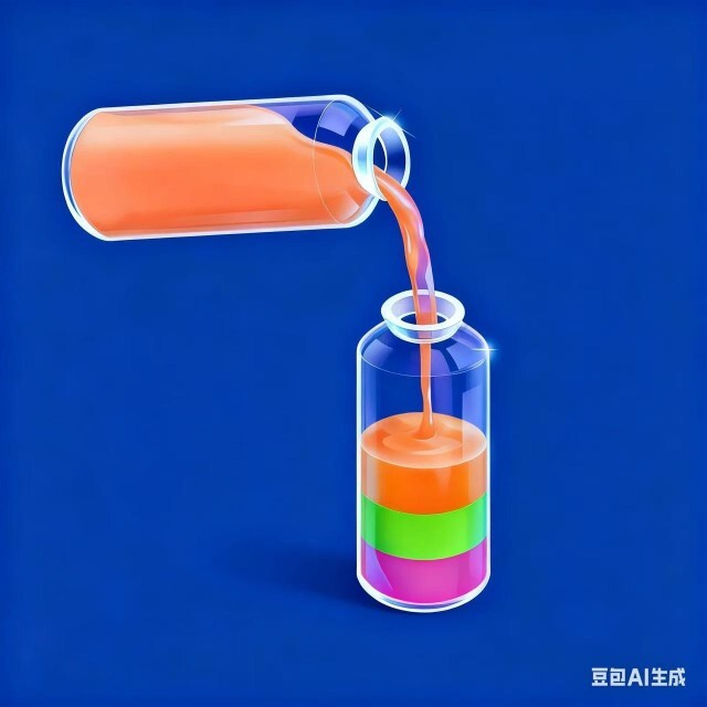 分类倒水杯