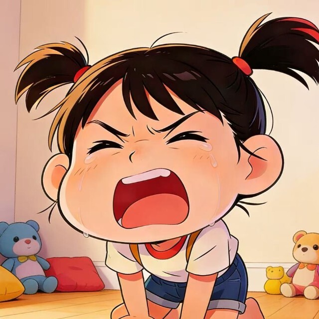 小女孩不哭