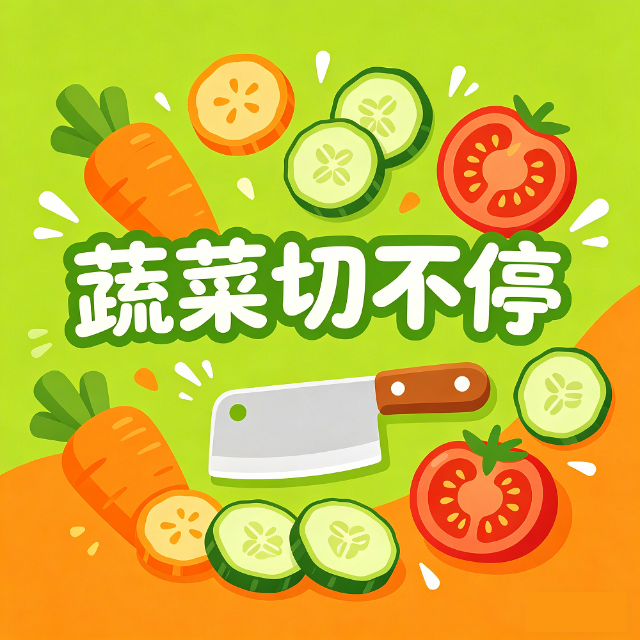 蔬菜切不停