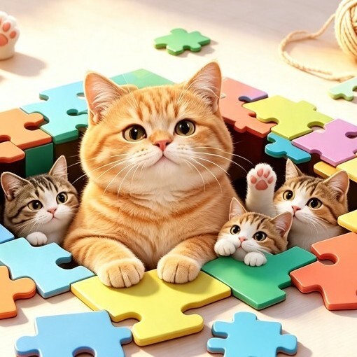 猫咪拼图大师