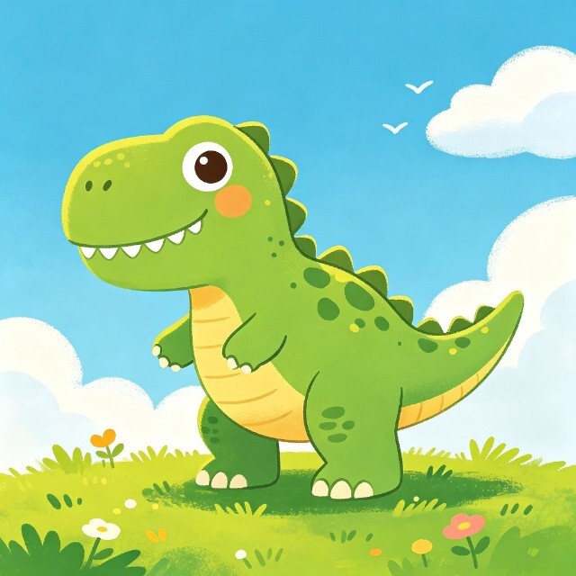 恐龙拼图图标