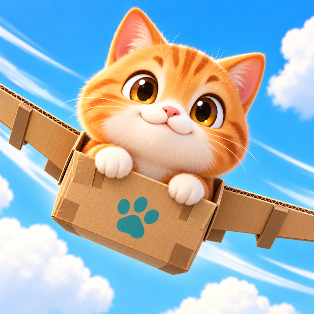 猫咪能飞多远图标