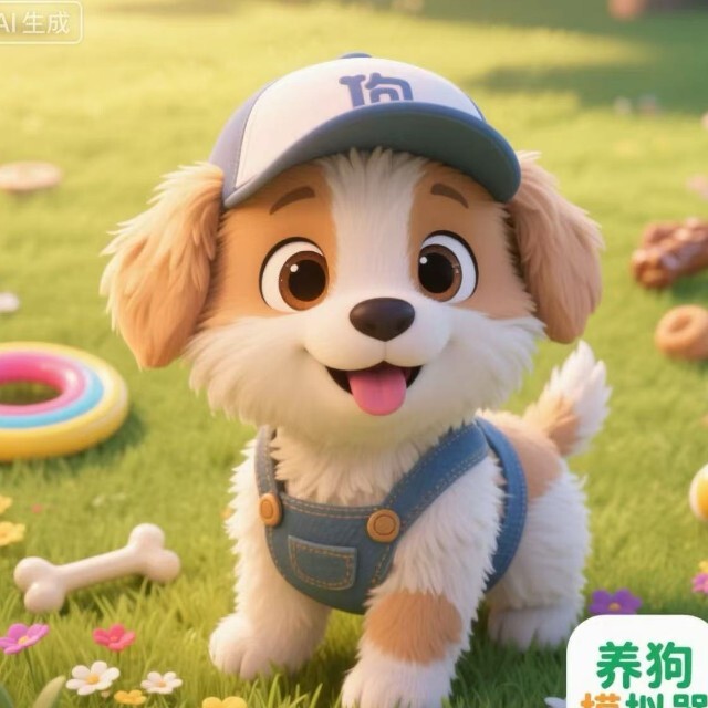 养狗狗一起玩