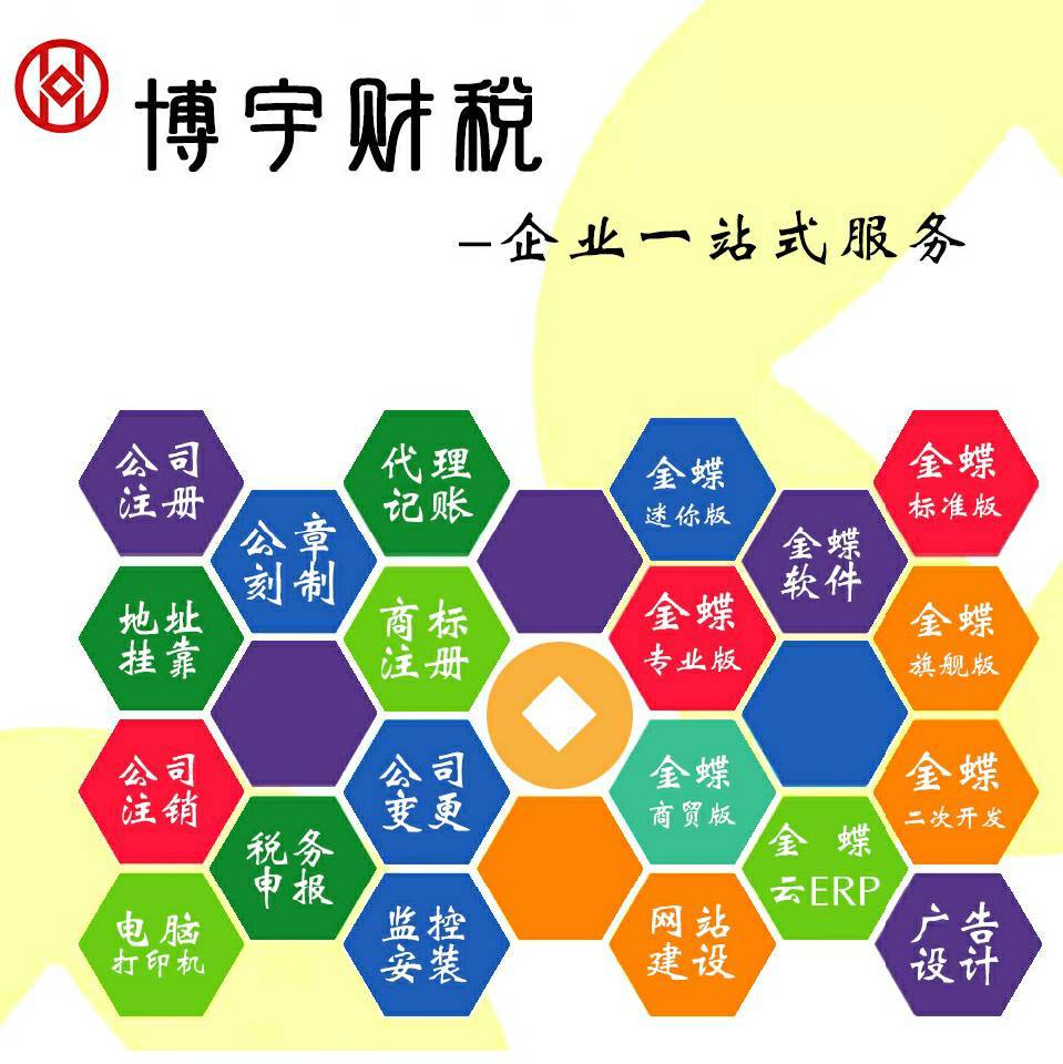 公司注册代账_金蝶_电脑_广告复印