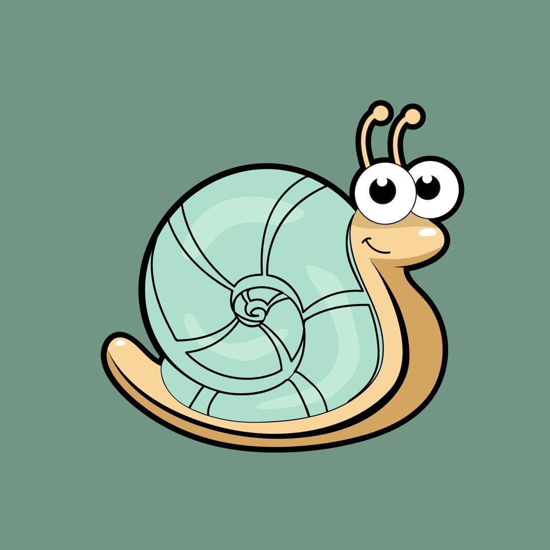 Running snail