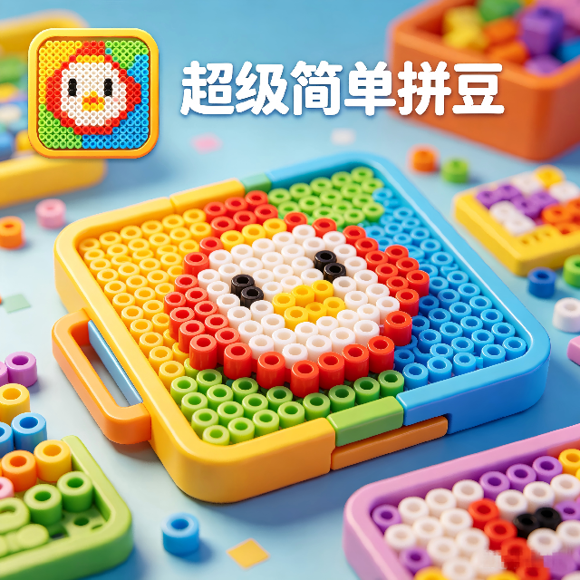 超级简单拼豆