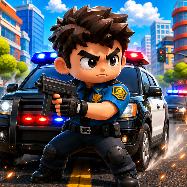 警察模拟小游戏宣传图