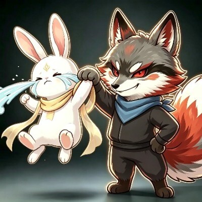 狐狸捉小兔图标