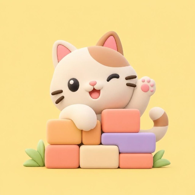 猫咪搬砖图标