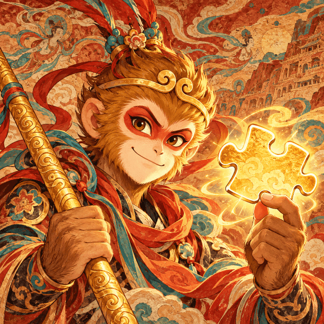 悟空的拼图取经路宣传图