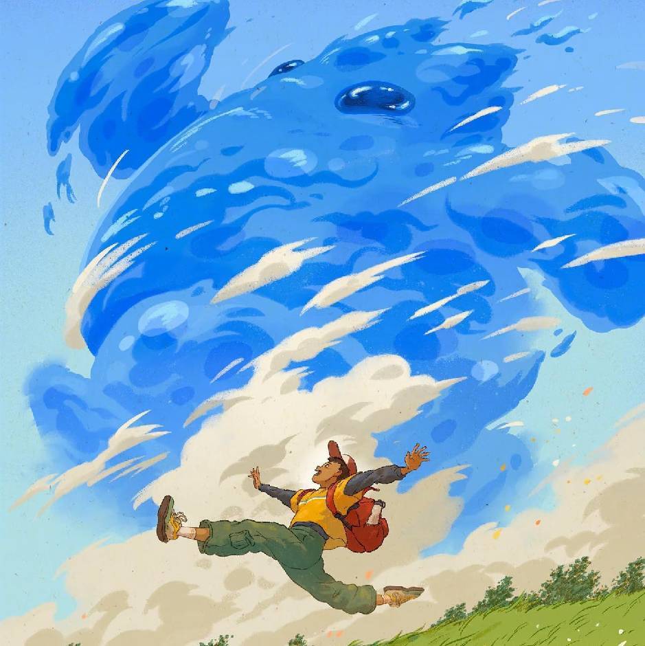 螺旋上升的蝉翼