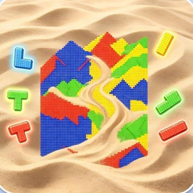 俄罗斯流沙方块 Logo