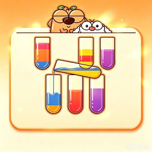 汪汪闲趣倒水图标