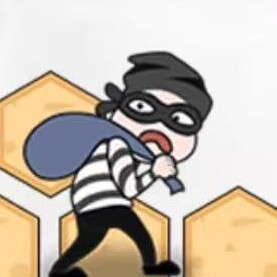 警察抓住小偷