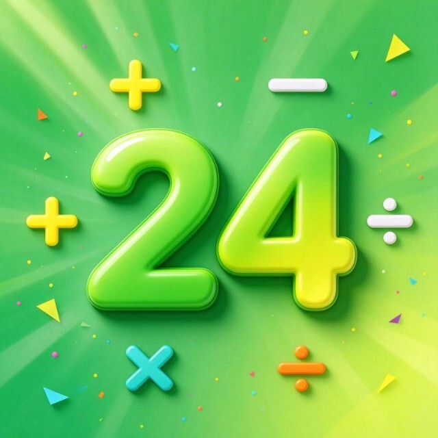 算24点心算数字图标