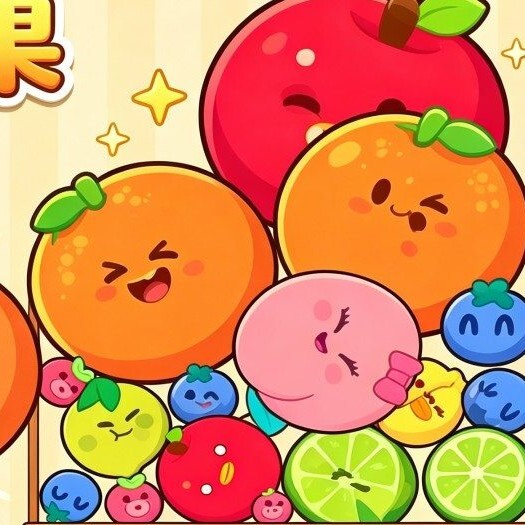 碰撞合成水果游戏