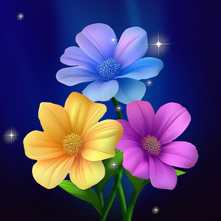 花朵不停消