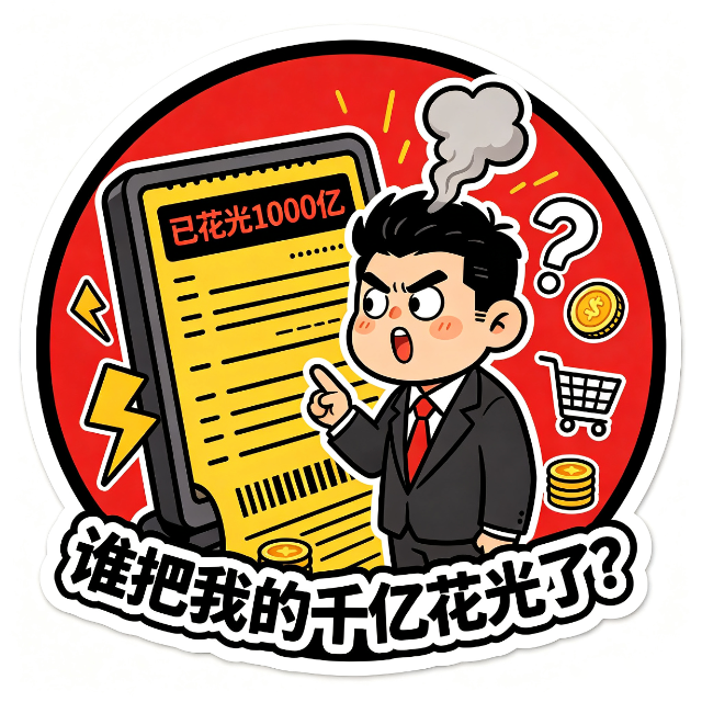 谁把我的千亿花光了