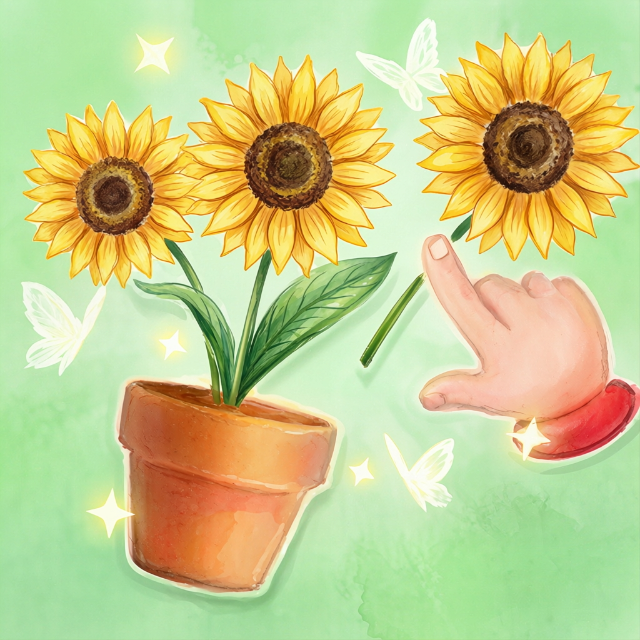 消灭花朵宣传图