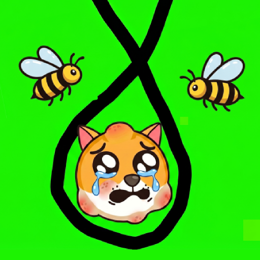 救救狗狗划线小游戏宣传图